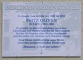 Ansicht Gedenktafel Fritz Oliven - 2009