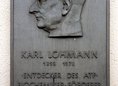 Ansicht Gedenktafel Karl Lohmann - 1981
