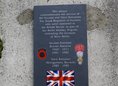 Ansicht Gedenktafel Royal Regiment of Fusiliers
