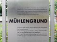Ansicht Gedenktafel Mühlengrund - 2014