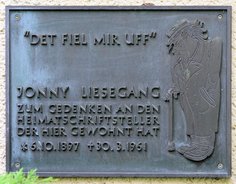 Ansicht Gedenktafel Jonny Liesegang - Wedding