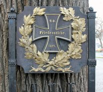Ansicht Gedenktafel Friedenseiche - Zehlendorf