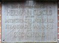 Ansicht Gedenktafel Hermann Clajus