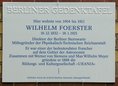 Ansicht Gedenktafel Wilhelm Julius Foerster - 2009