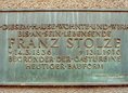 Ansicht Gedenktafel Franz Stolze - 1963