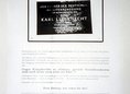 Ansicht Gedenktafel Karl Liebknecht