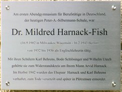 Ansicht Gedenktafel Mildred Harnack-Fish - 2009 - Wilmersdorf