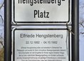 Ansicht Gedenktafel Elfriede Hengstenberg - 2025