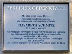 Ansicht Gedenktafel Elisabeth Schmitz - 2011 - Lankwitz