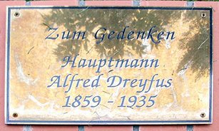 Ansicht Gedenktafel Alfred Dreyfus - Kladow