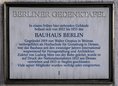Ansicht Gedenktafel Bauhaus Berlin - 1989
