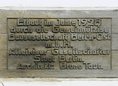Ansicht Gedenktafel Wohnungsbau