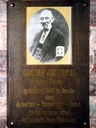 Ansicht Gedenktafel Gustav Dietrich - 1989 - Wedding