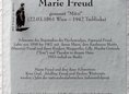 Ansicht Gedenktafel Marie (Mitzi) Freud - 2005