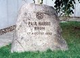 Ansicht Gedenktafel Paul Harris Baum