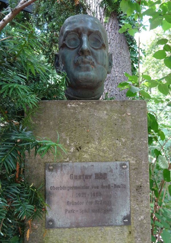 Ansicht Gedenktafel Gustav Böß