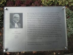 Ansicht Gedenktafel Max Goosmann - 2015 - Adlershof