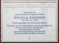 Ansicht Gedenktafel Wilhelm Harnisch