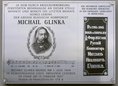 Ansicht Gedenktafel Michail Iwanowitsch Glinka