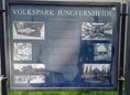 Ansicht Gedenktafel Volkspark Jungfernheide Teichanlage und …
