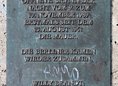 Ansicht Gedenktafel Berliner Mauer - 1990