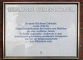 Ansicht Gedenktafel Dritte Gemeindeschule für Knaben und Mädchen