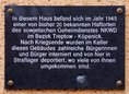 Ansicht Gedenktafel NKWD-Gefängnis