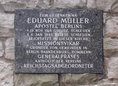 Ansicht Gedenktafel Eduard Müller