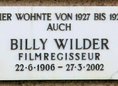 Ansicht Gedenktafel Billy Wilder - 1993