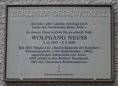Ansicht Gedenktafel Wolfgang Neuss - 2022