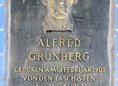 Ansicht Gedenktafel Alfred Grünberg