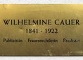 Ansicht Gedenktafel Minna Cauer