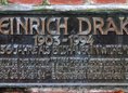 Ansicht Gedenktafel Heinrich Drake