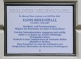 Ansicht Gedenktafel Hans Rosenthal - 2000