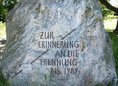 Ansicht Gedenktafel Deutsche Teilung - 1994