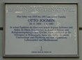 Ansicht Gedenktafel Otto Jogmin - 2024
