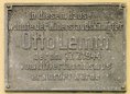 Ansicht Gedenktafel Otto Lemm - 1951