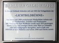 Ansicht Gedenktafel Filmfachblatt "Lichtbildbühne" - 2015