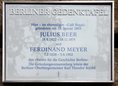 Ansicht Gedenktafel Verein für die Geschichte Berlin - 2012