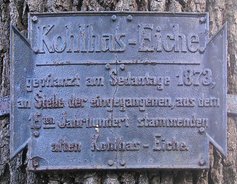 Ansicht Gedenktafel Kohlhas-Eiche - Kohlhasenbrück