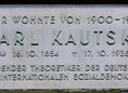 Ansicht Gedenktafel Karl Kautsky - 1980