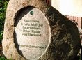 Ansicht Gedenktafel Gefallene Feuerwehrmänner