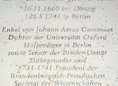 Ansicht Gedenktafel Daniel Ernst Jablonski - 2000