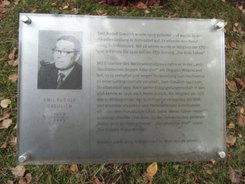 Ansicht Gedenktafel Emil Rudolf Greulich - 2019 - Adlershof