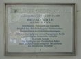 Ansicht Gedenktafel Bruno Wille