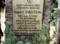 Ansicht Gedenktafel Hans Kirstein