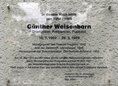 Ansicht Gedenktafel Günther Weisenborn - 2003