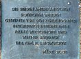 Ansicht Gedenktafel Roteichen
