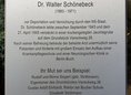 Ansicht Gedenktafel Walter Schönebeck - 2018
