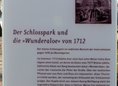 Ansicht Gedenktafel Schlosspark Köpenick und "Wunderaloe"